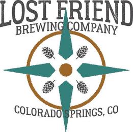 LOST FRIEND BREWING COMPANY COLORADO SPRINGS, CO trademark