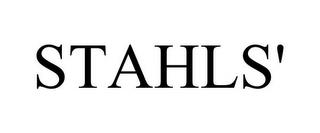 STAHLS' trademark