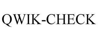 QWIK-CHECK trademark