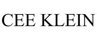 CEE KLEIN trademark