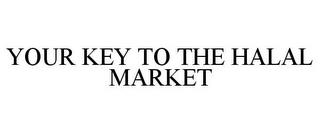 YOUR KEY TO THE HALAL MARKET trademark