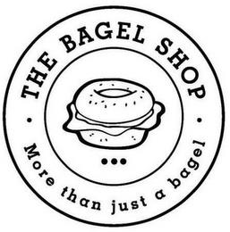 · THE BAGEL SHOP · MORE THAN JUST A BAGEL trademark