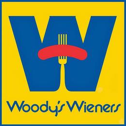 W WOODY'S WIENERS trademark