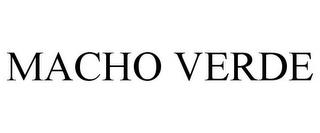 MACHO VERDE trademark