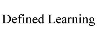 DEFINED LEARNING trademark