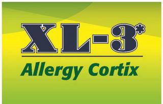 XL-3 ALLERGY CORTIX trademark