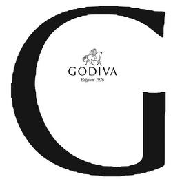 G GODIVA BELGIUM 1926 trademark