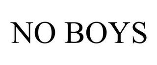 NO BOYS trademark