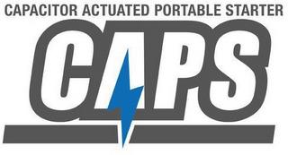 CAPACITOR ACTUATED PORTABLE STARTER CAPS trademark