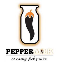 PEPPERMILK CREAMY HOT SAUCE trademark