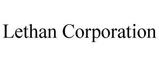 LETHAN CORPORATION trademark