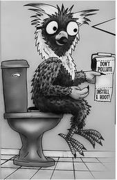 DON'T POLLUTE INSTALL A HOOT! trademark