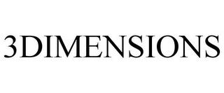 3DIMENSIONS trademark