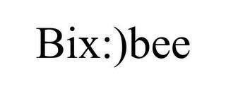 BIX:)BEE trademark