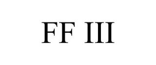 FF III trademark