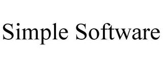 SIMPLE SOFTWARE trademark