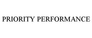 PRIORITY PERFORMANCE trademark