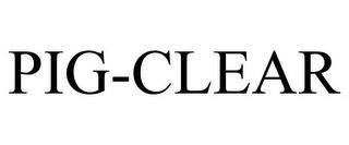 PIG-CLEAR trademark