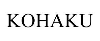 KOHAKU trademark