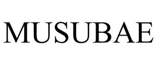 MUSUBAE trademark