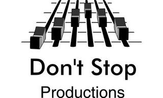 DON'T STOP PRODUCTIONS trademark