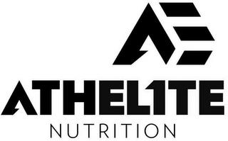 AE ATHEL1TE NUTRITION trademark