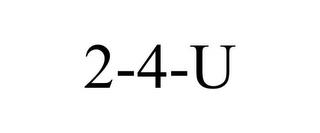 2-4-U trademark