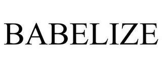 BABELIZE trademark