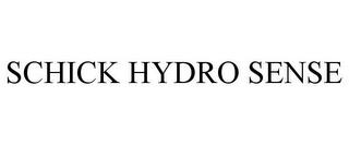 SCHICK HYDRO SENSE trademark