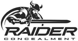 RAIDER CONCEALMENT trademark