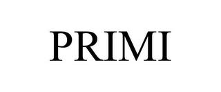 PRIMI trademark