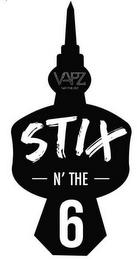 VAPZ TASTE BUDZ STIX N' THE 6 trademark