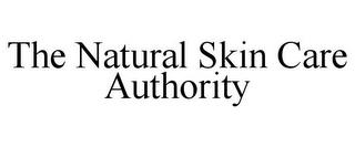 THE NATURAL SKIN CARE AUTHORITY trademark