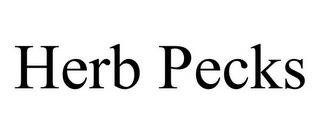 HERB PECKS trademark