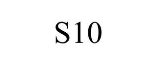 S10 trademark