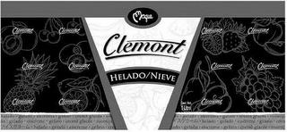 MAQUE CLEMONT HELADO/NIEVE trademark