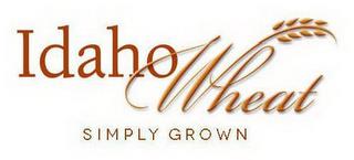 IDAHO WHEAT SIMPLY GROWN trademark