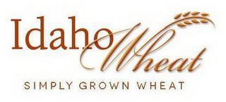 IDAHO WHEAT SIMPLY GROWN WHEAT trademark