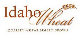 IDAHO WHEAT QUALITY WHEAT SIMPLY GROWN trademark