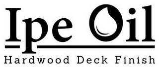 IPE OIL HARDWOOD DECK FINISH trademark