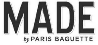 MADE BY PARIS BAGUETTE trademark