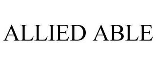 ALLIED ABLE trademark