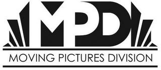 MPD MOVING PICTURES DIVISION trademark