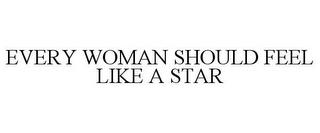 EVERY WOMAN SHOULD FEEL LIKE A STAR trademark