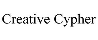 CREATIVE CYPHER trademark