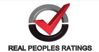 REAL PEOPLES RATINGS trademark