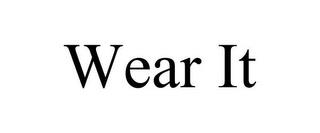 WEAR IT trademark