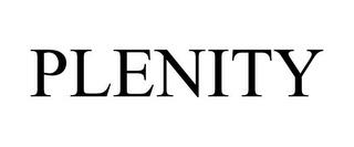 PLENITY trademark