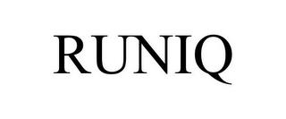 RUNIQ trademark