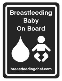 BREASTFEEDING BABY ON BOARD BREASTFEEDINGCHEF.COM trademark